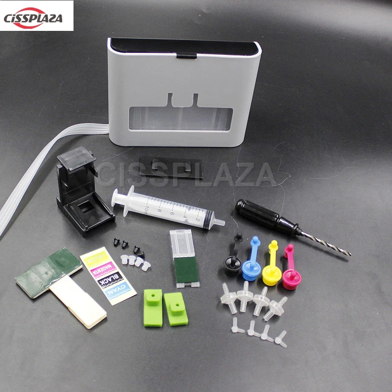 Continuous Ink Supply System Universal DIY CISS Replacement For HP 121 122 140 141 300 301 302 21 22 61 650 652 651 continuous ink supply system