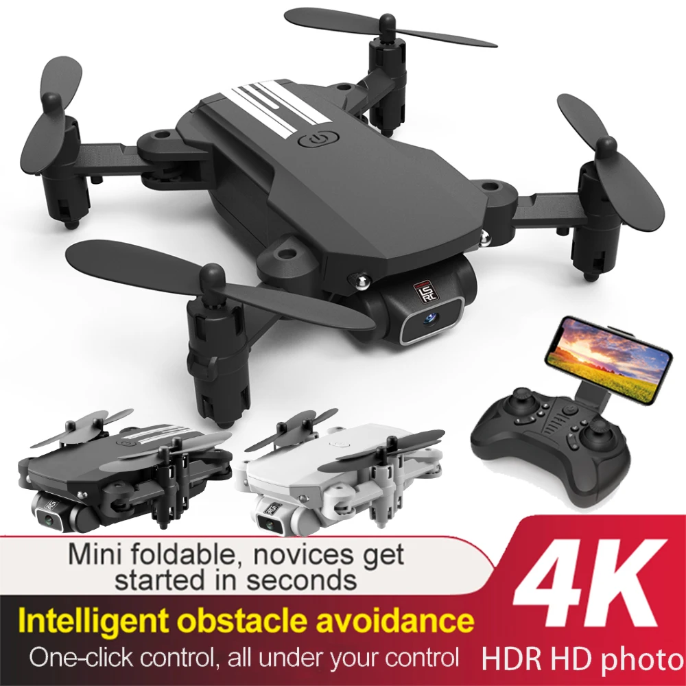 Lsrc Mini Drone 4k 1080p Hd Camera Wifi Fpv Air Pressure Altitude Hold