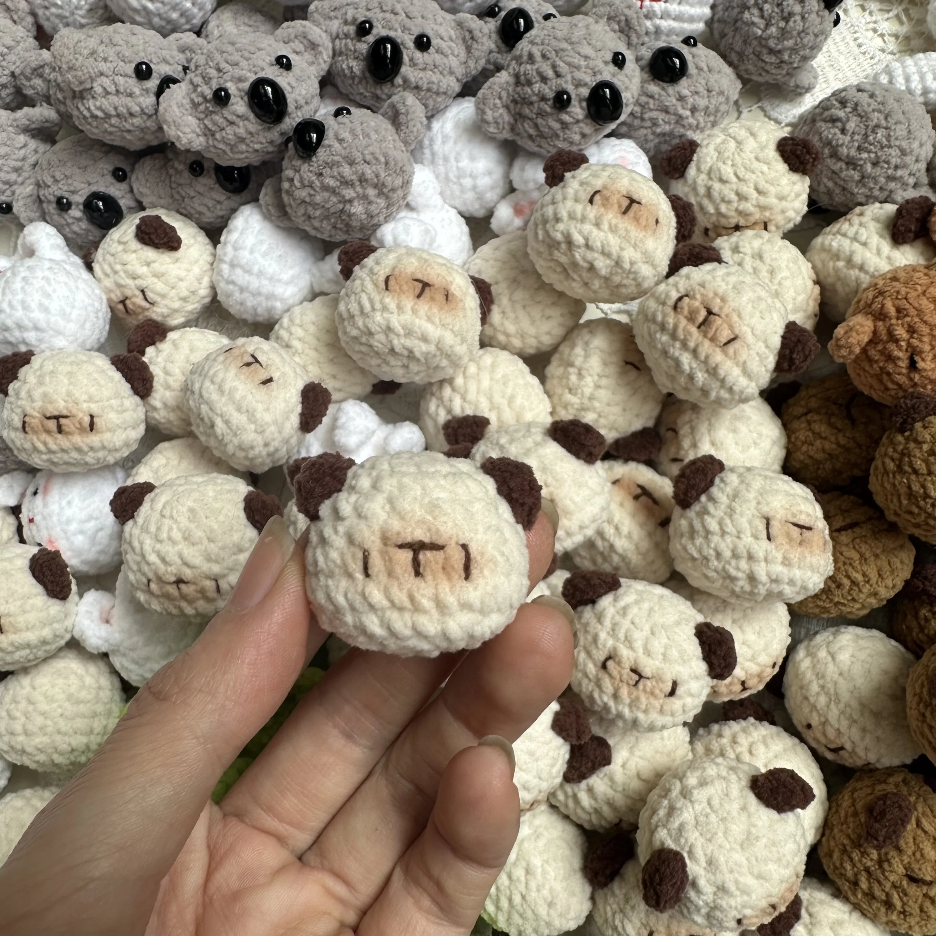 Mini Crochet Animal Keychain – Bunny, Chick, Cat, Dog & More