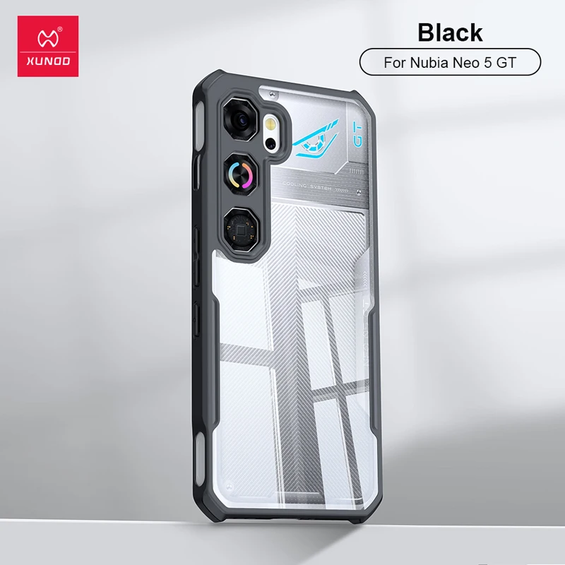 Enhanced Shockproof Transparent Phone Case with XUNDD Airbag Protection