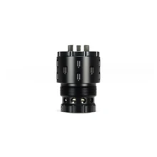 

1.45x7"L 1/2-28+5/8-24 Cleaning Car Tube Device + M34x1.25 to 1-3/16x24 Adapter + 1/2-28, .578x28,13.5x1LH Booster Assembly