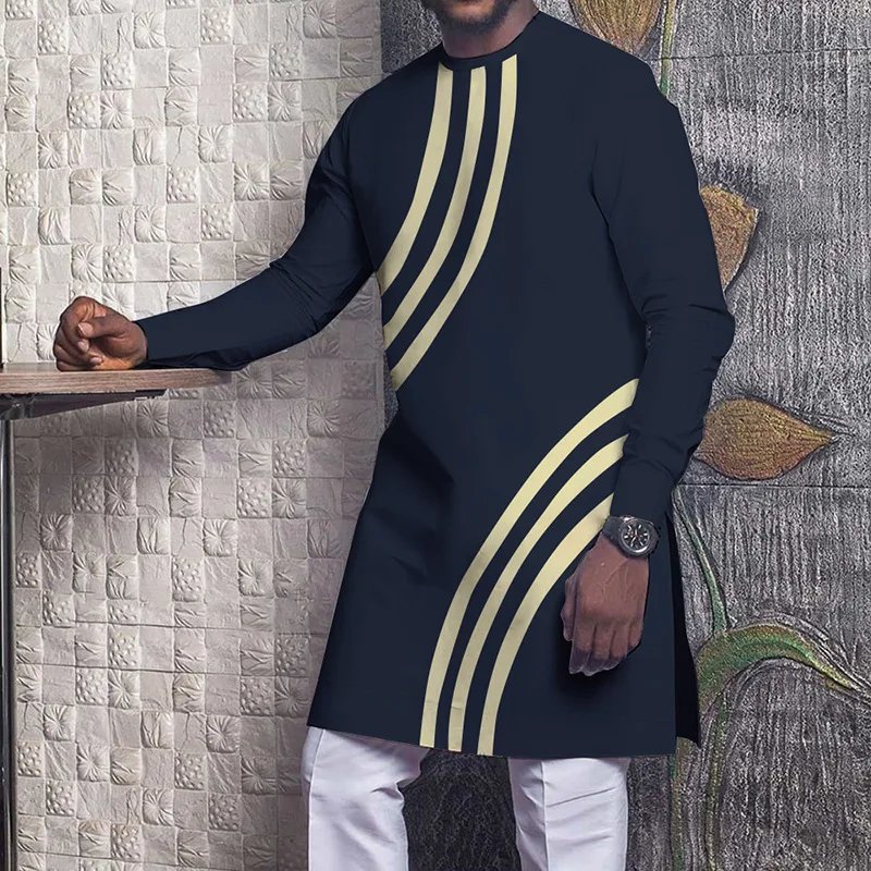 african traditional attire S-4XL African Clothes Summer Fashion Style African Men Long Sleeve Polyester Shirts Dashiki African Men Shirts african traditional attire Africa Clothing