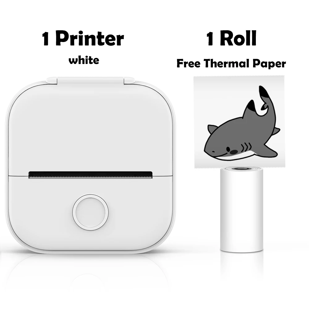 mini bluetooth printer Phomemo Mini Printer Sticker Maker Portable Pocket Thermal Instant Photo Printer Wireless Receipt Label Maker Printer for Sticky best mini photo printer for iphone Printers