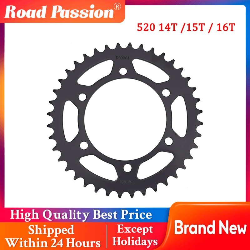 

Motorcycle 520 40T 43T 45T Rear Sprocket For Yamaha Road YZFR1 YZFR3 YZFR6 YZFR7 YZFR25 MT25 MT03 SP LE FZ6 Fazer S2 MTN320-A