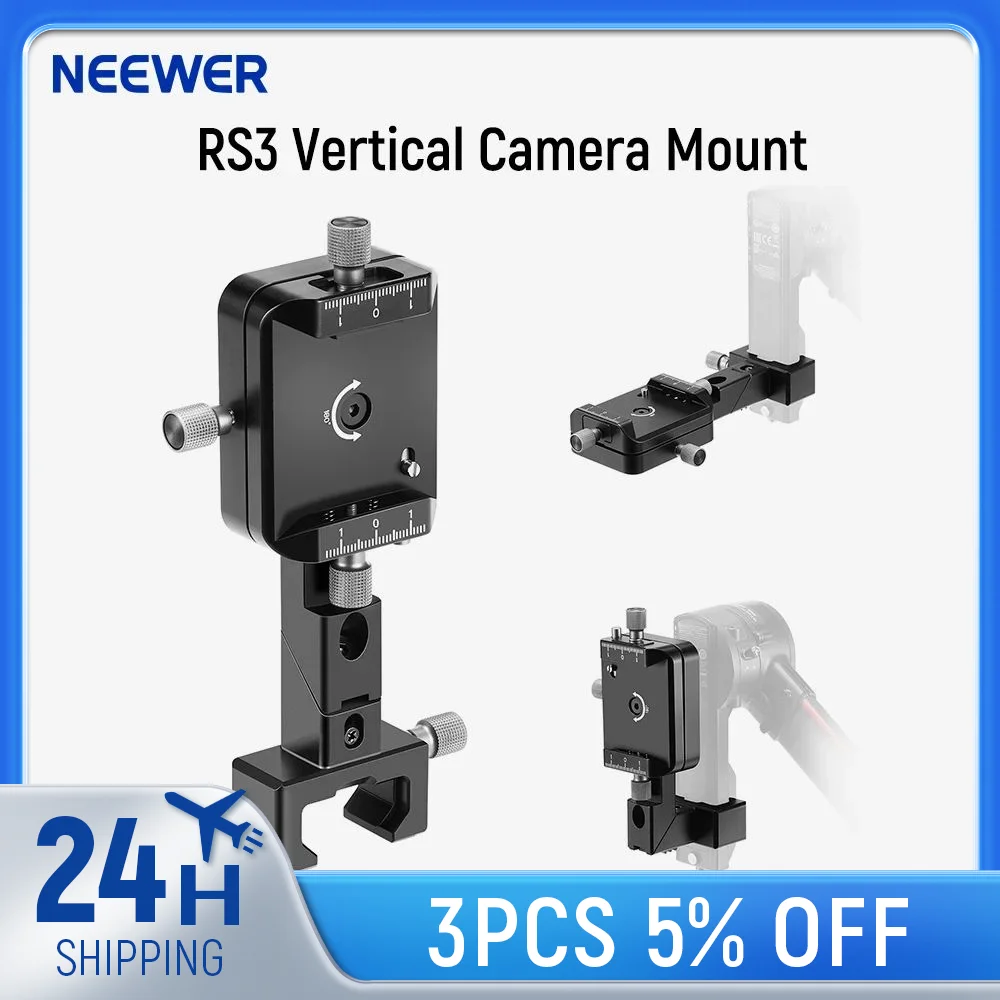 Roninさん専用 NEEWER RS4 RS3 垂直カメラマウント DJI Ronin RS4 RS3 Pro RS 3