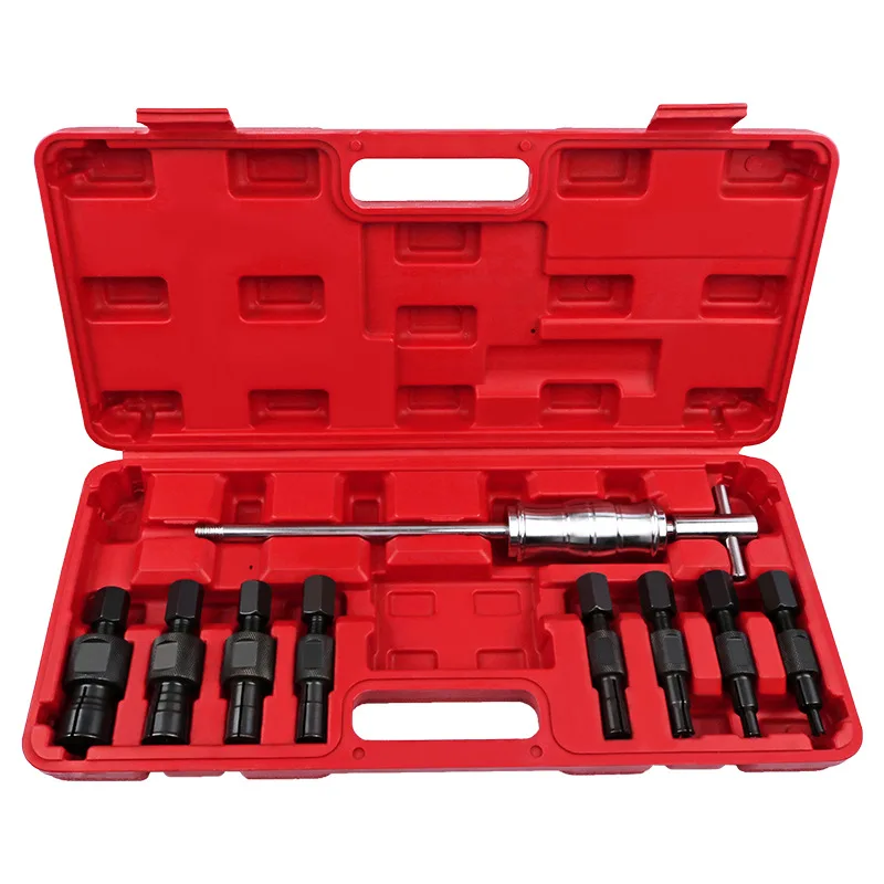 9 Pcs Bearing Puller Tool Inner Bore Bearing Pull Code Extractor Slide 9 pcs bearing puller tool inner bore bearing pull code extractor slide