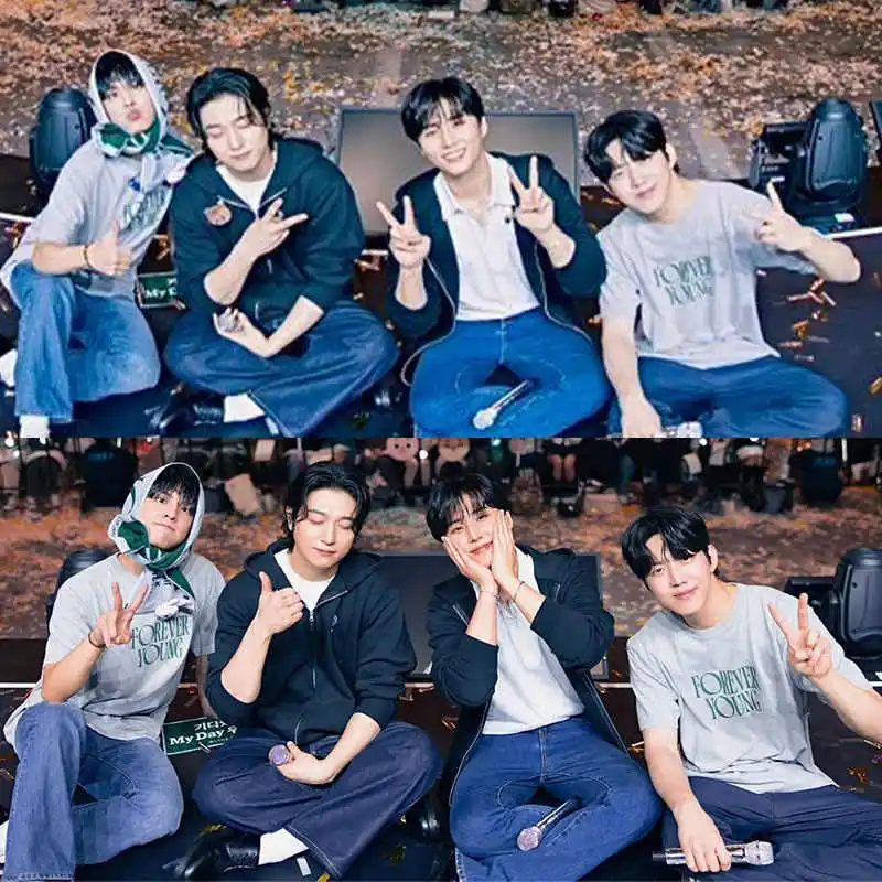DAY6 World Tour Concert Forever Young Series T-shirt Cotton