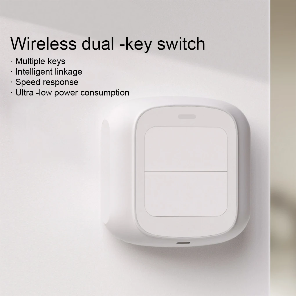 Tuya Smart WiFi/Zigbee Switch Push Button Switch 2Gang 6 Scene Wireless Smart Home Remote Controller Automation Scenario Switch