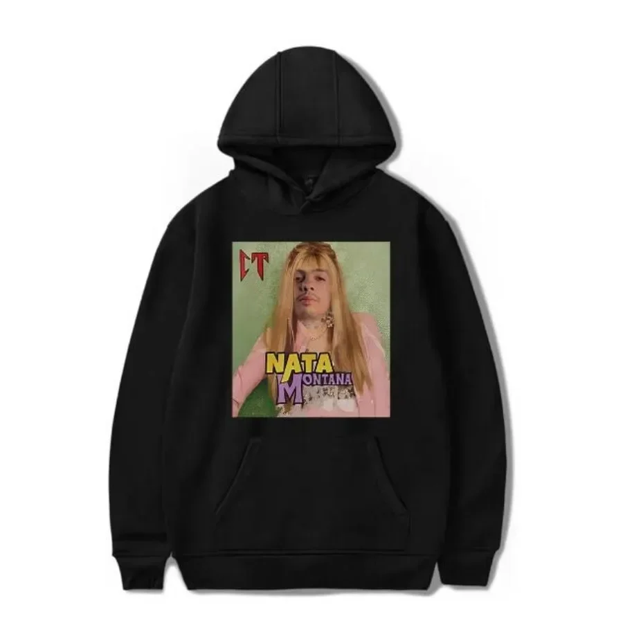 Rapper Natanael Cano Corridos Tumbados Concert Tour Hoodie Sweatshirt Women Men Long Sleeve Fashion Pullover Harajuku Tops