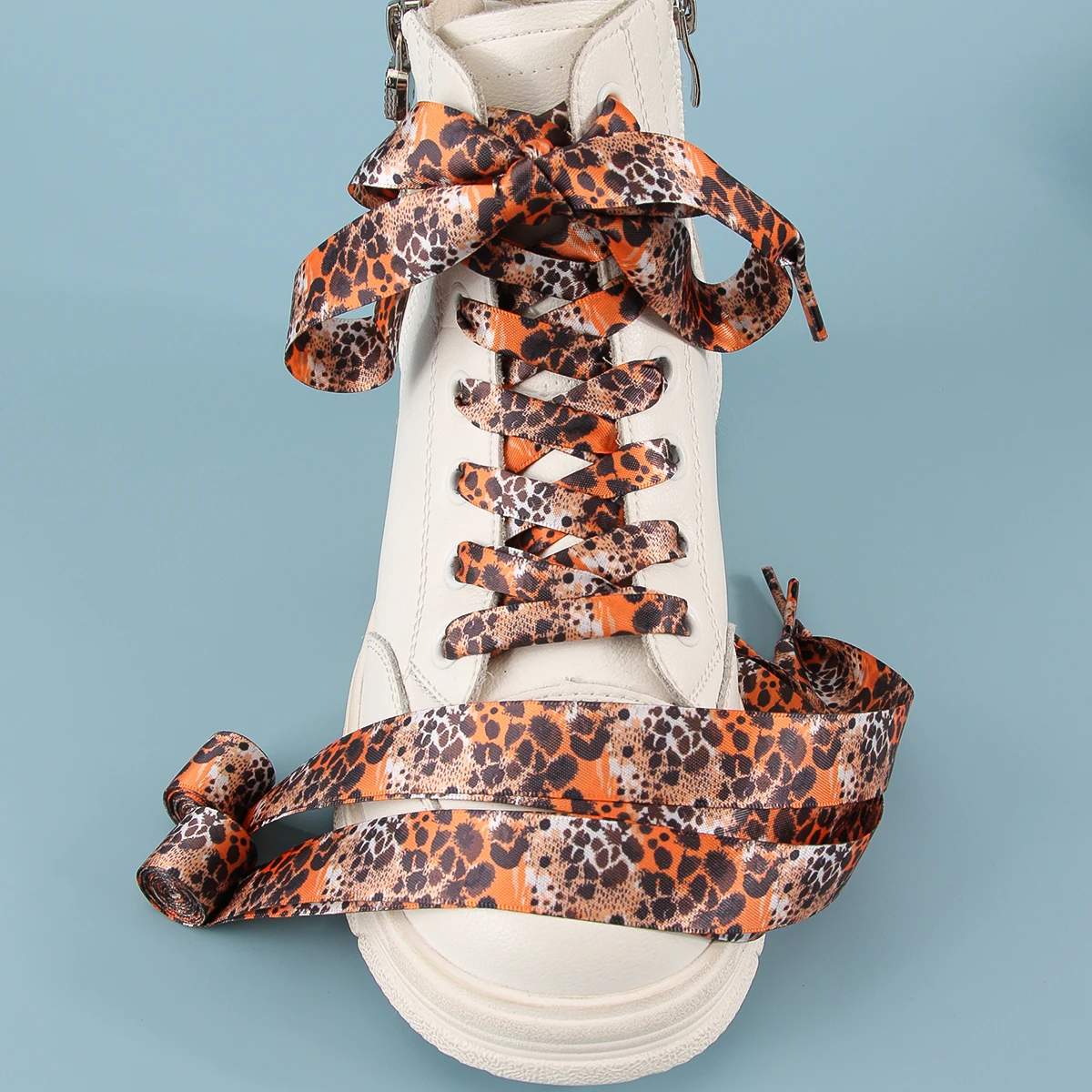 1 Paar Leoparden-Schnürsenkel für elegante Schuhe, flache Schnürsenkel, Schnürsenkel für Sneaker, Schuhdekoration, Schnürsenkel für Sportschuhe. – Detail 20