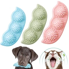 

Portable Healthy Rubber Squeaky Dog Toothbrush Toy Popular Rubber Small Dog Chew Toys Pet Teeth for Puppy Cleaning Supplies