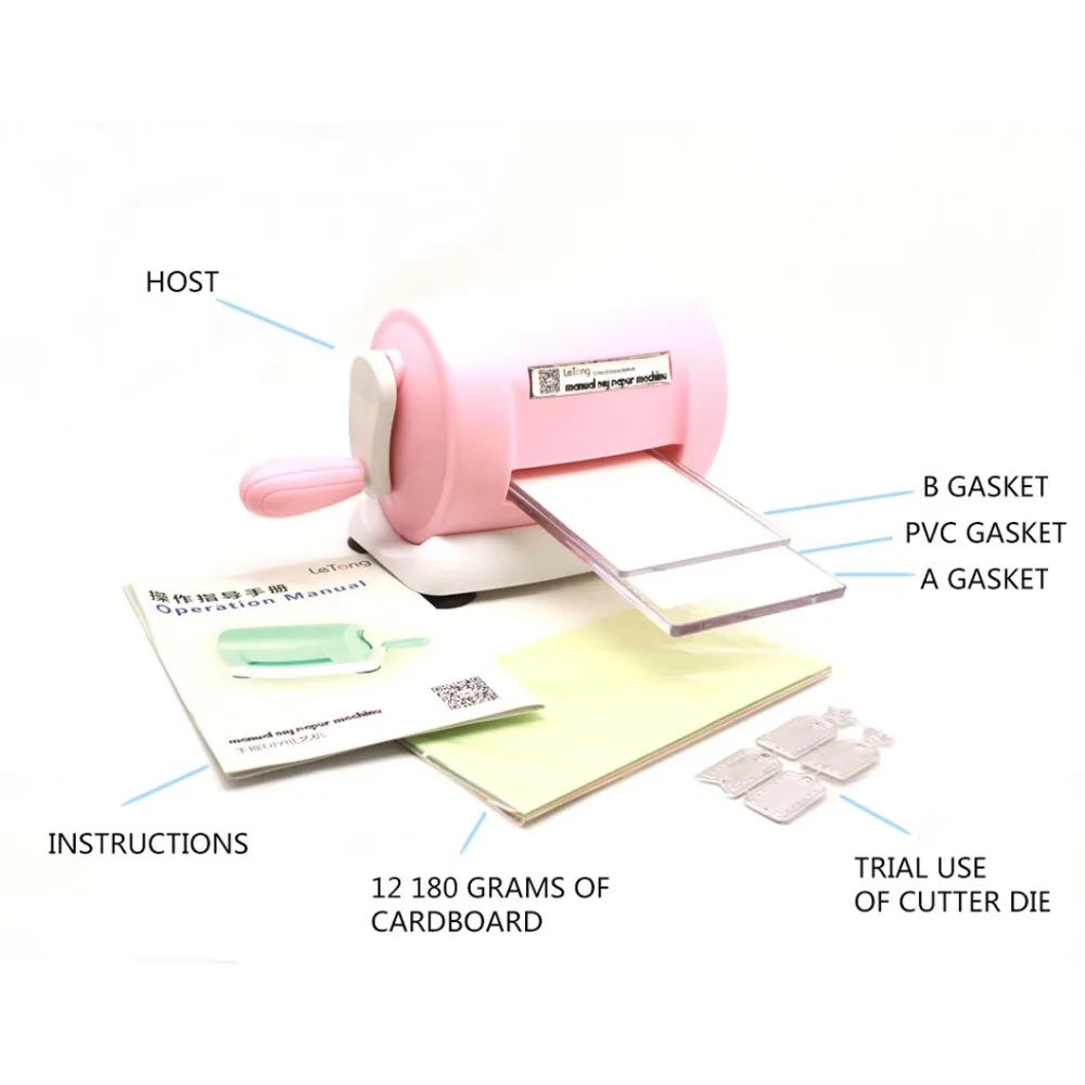 Die Cutting Embossing Machine Scrapbooking Cutter Die-Cut Paper Cutter Dies Paper Card Cutting Embossing Machine DIY Craft Tool