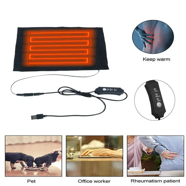 Pet Heater Heating Pad Pet Warmer Heating Pad Pets Accessories Warmer Mat Pet Winter Pet Rug Carpet Heater Pet Warm B2G4 6