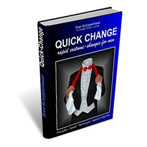 Quick Change Book (For Men) by Lex Schoppi - Magic Trick