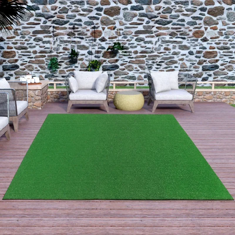 Simulation lawn mats, household entrance door mats, entrance door balcony waterproof outdoor green grass carpets
