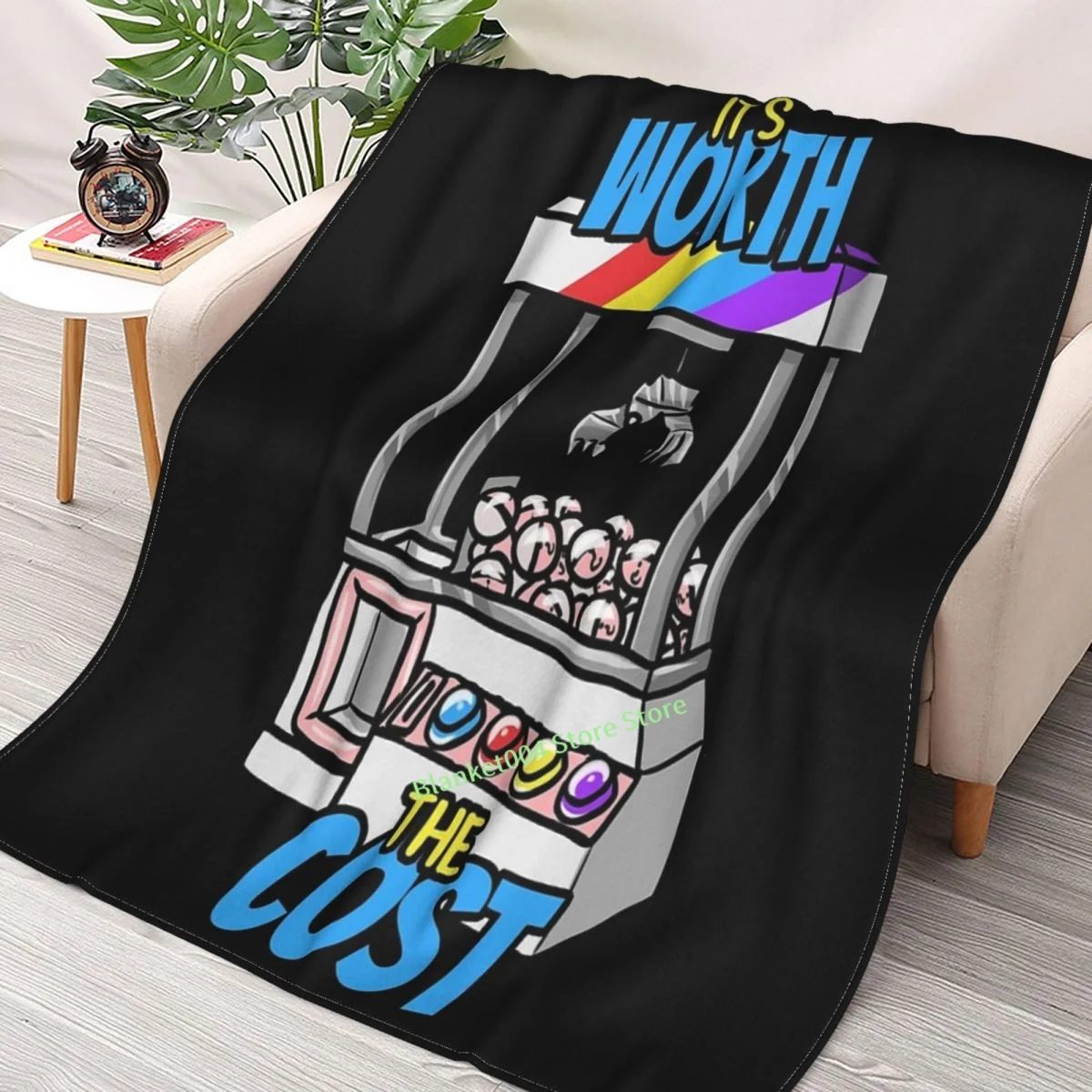 

Vintage Arcade Crane Game Enthusiast Claw Machine Fan Throw Blanket 3D printed sofa bedroom decorative blanket children adult