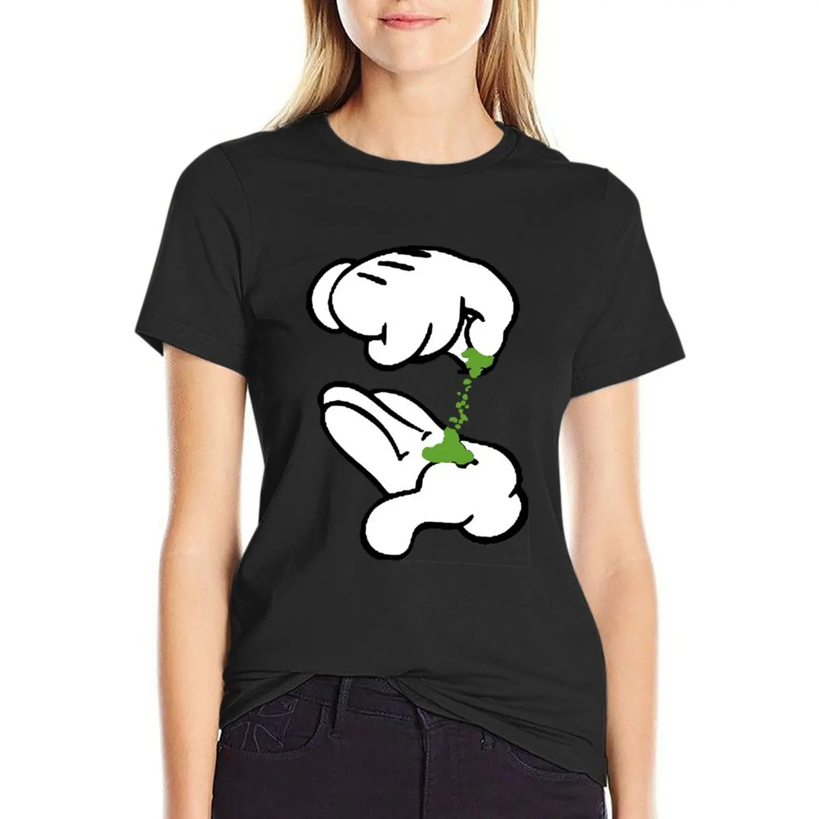 

Pot Hands T-Shirt cute tops Female clothing summer tops t-shirt dress for Women plus size