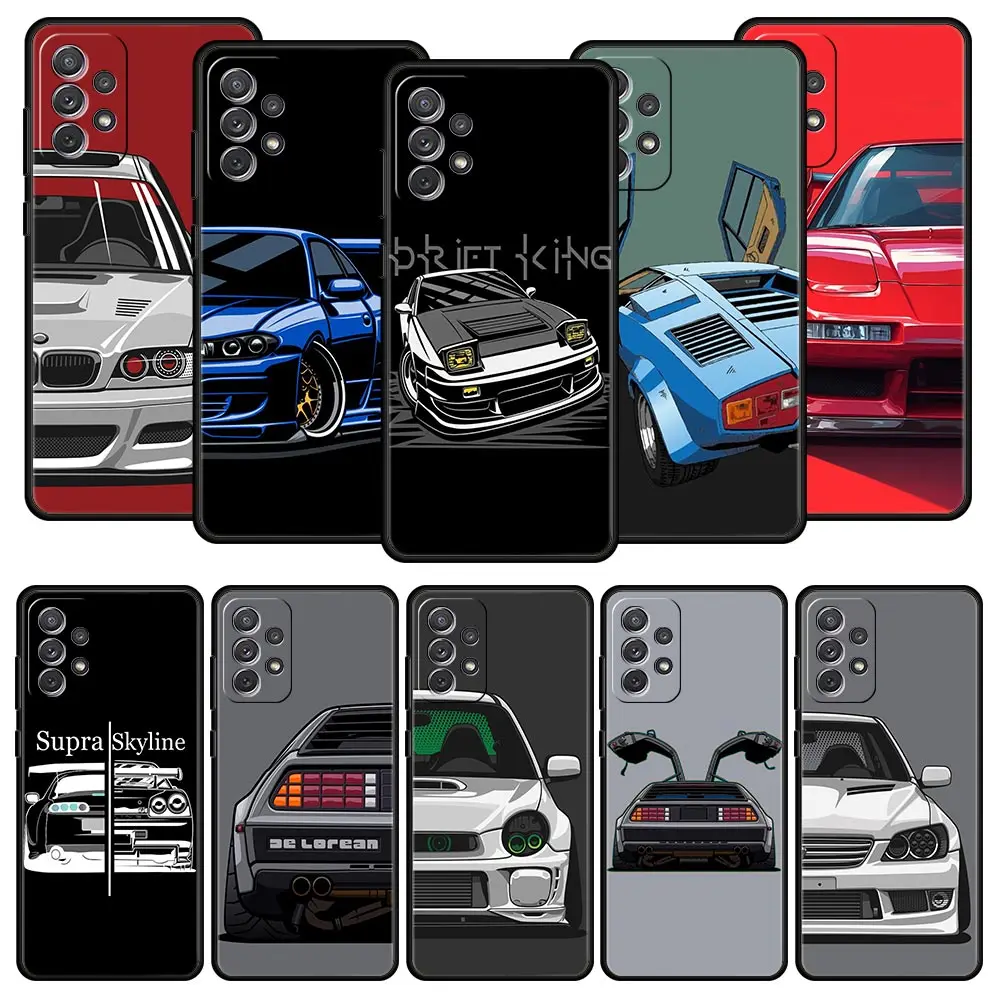 Japan JDM Sports Cars Comic Phone Case Cover