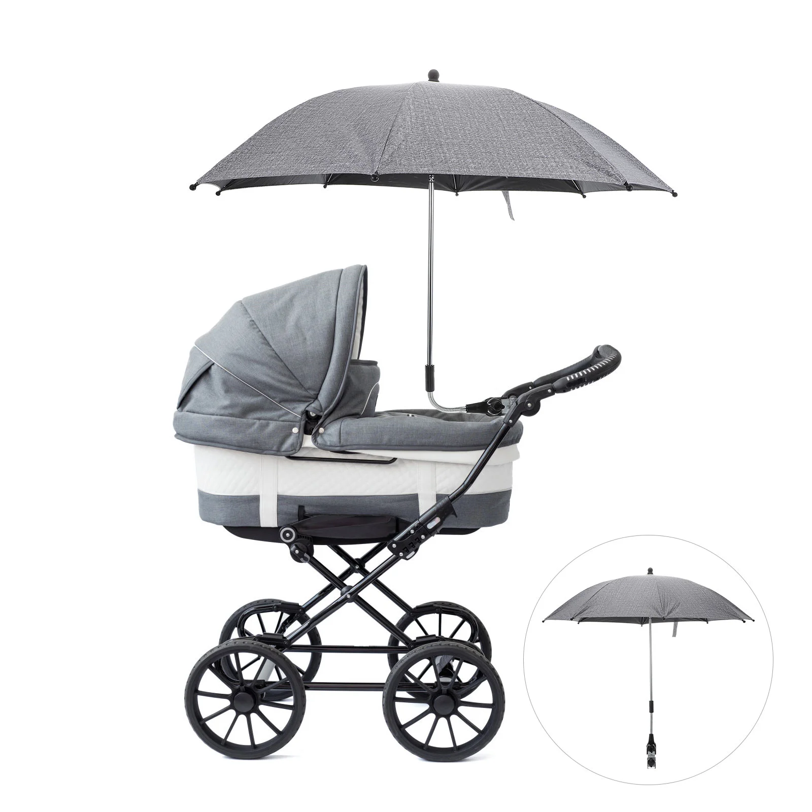 

Stroller Parasol Windproof Umbrellas For Rains For Rain Newborn Prom Baby Car Sun Protective Buggy