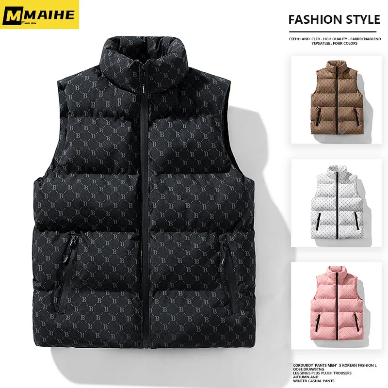 2023 New Vest Men's Autumn Winter Jacket Thick Vest Men's Sleeveless Coat Men's Warm Padded Women's Vest Holmes Plus Size M-5xl the memoirs of sherlock holmes