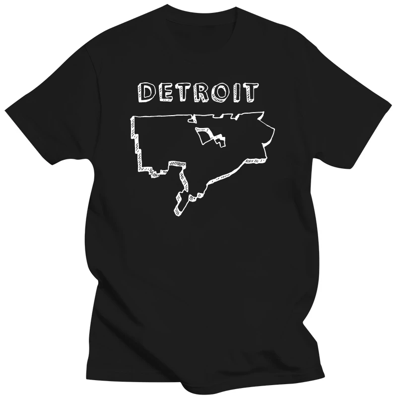 Detroit T-Shirt Cotton Techno Underground Resistance Techno Milizia Nuovi Colori Girocollo Summer Fitness Abbigliamento Movie T Shirt