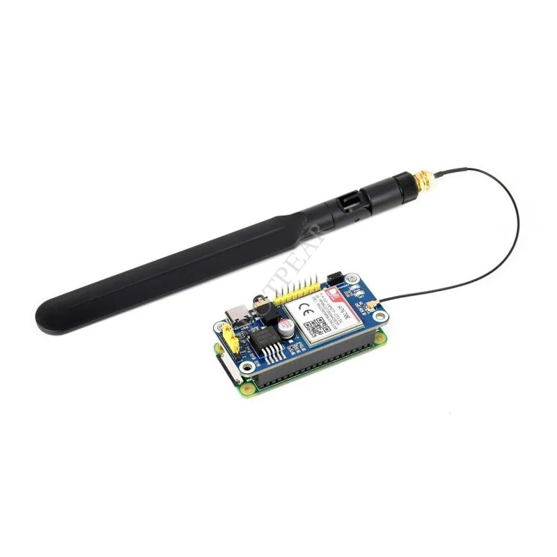   Ȯ , Cat-1/GSM/GPRS/GNSS HAT LTE Cat-1 / 2G  GNSS Ŵ, A7670E