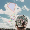 Interesting Blank Kites Painting Kites Funny Kites Kids Accessory Mini Teaching Kite Children'S Blank DIY Kite Handdrawn 3