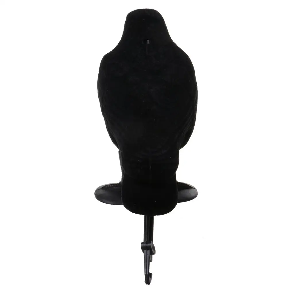 Leurre corbeau noir piège oiseaux - Épouvantail plastique pour ferme et jardin protection cultures