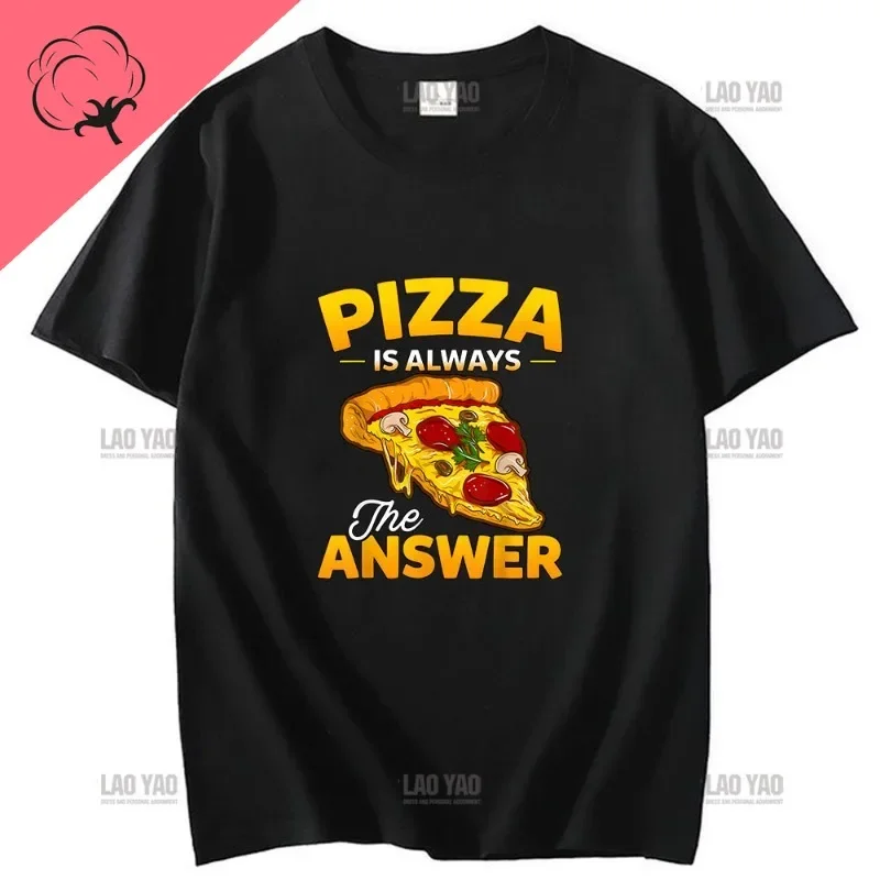 

Surfer Boy Pizza T-shirt Funny Cartoon Mens Tshirt 100% Cotton Fashion Short Sleeve Tee-shirt Casual Summer Harajuku Streetwear