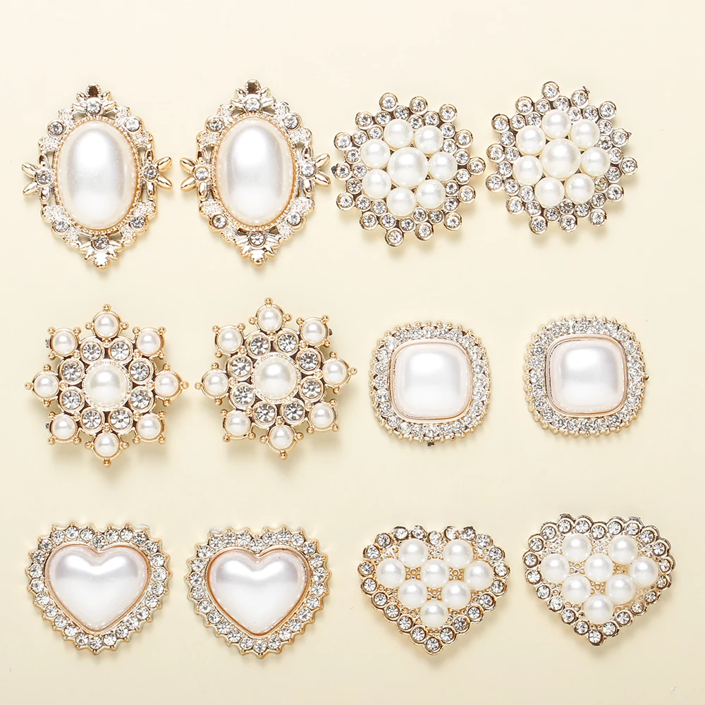 20 Stück weiße Acryl- und Strass-Dekorationsapplikationen für die Schmuckherstellung, DIY-Mode-Dekoration, Kleidung und Bastelzubehör