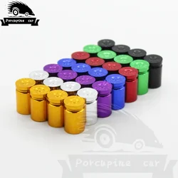 4 Pcs Bullet shell Wheels Rims Stem Air Tires Truck Bicycle Car Cover Tire Valve Caps Dust Caps for BMW Mercedes Honda Mazda VW