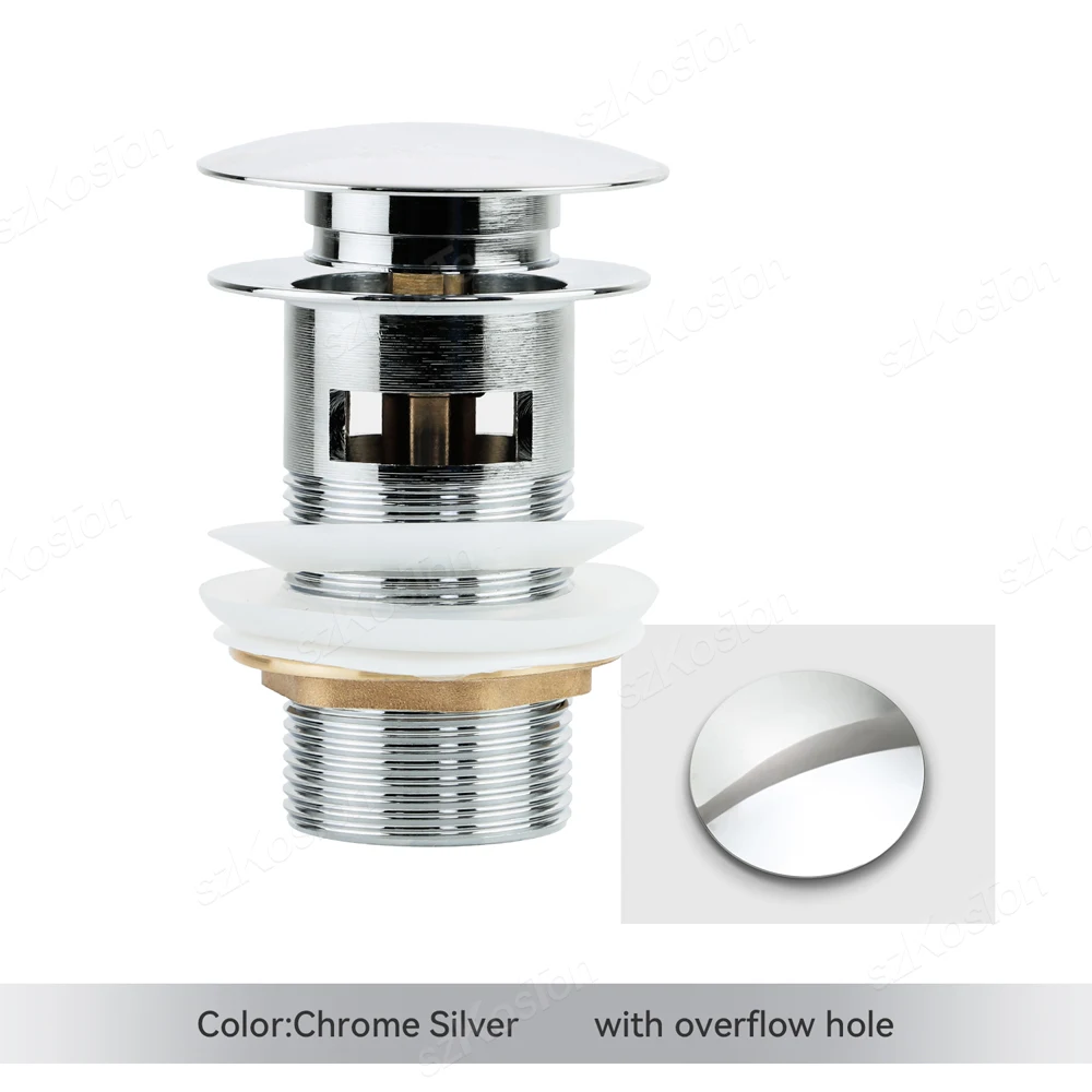 Chrome Silver Hole