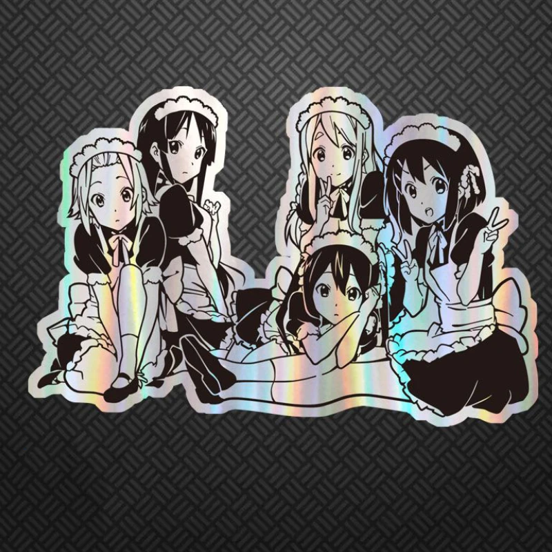 

Флейта диаметром 18/30 см! Горничная одежда Hirasawa Yui Адзуса Накано Tainaka Ritsu Kawaii Girl канцелярские принадлежности с аниме наклейки лазерные HD наклейки детские игрушки