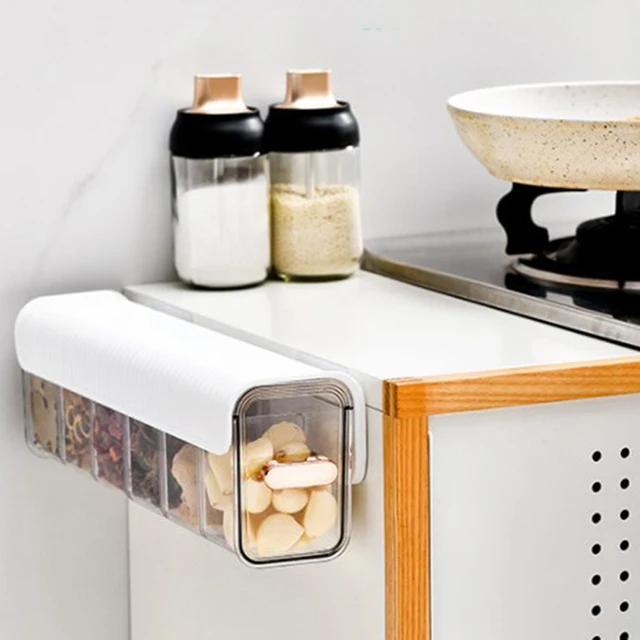 Falfüggő Átlátszó Fehérnemű Zokni Szekrény Bugyi Tároló Doboz Adattárolás Konyha Fűszeres Hálószoba Szervező - Image 4