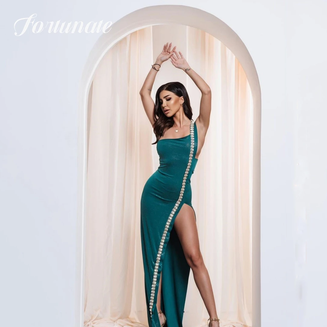 

Sexy Dark Green Quinceanera Dresses Formal Dress Scoop Side Slit A-Line Sequin Cocktail Party Evening Party For Woman Dress 2024