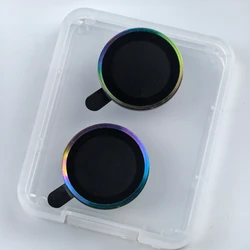 Ultra Clear Camera Lens Protector with Metal Ring and Tempered Glass Cover for Honor 600 Lite (Colorful)
