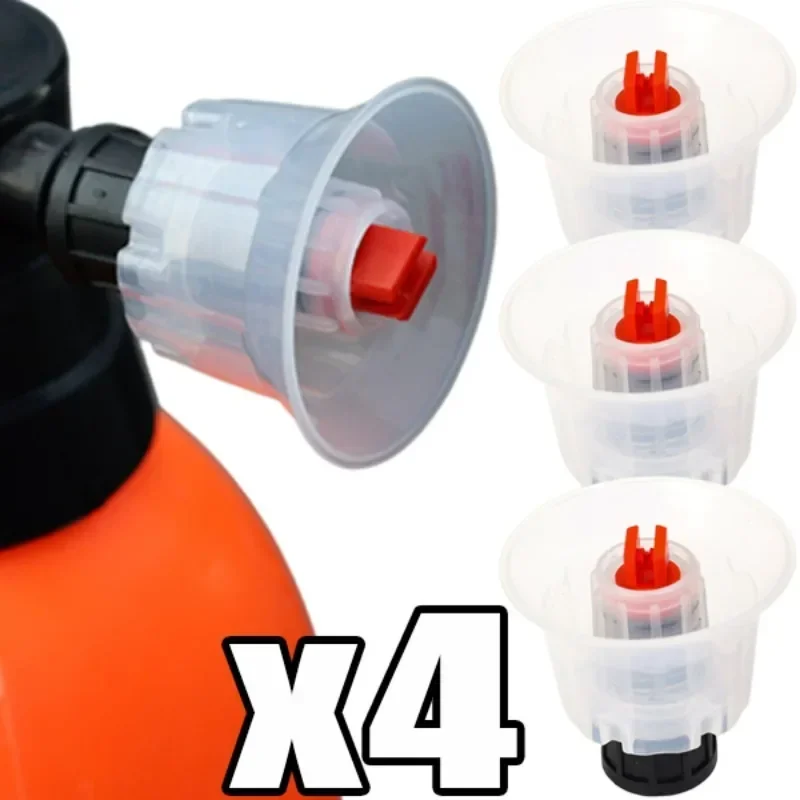 4/2Pcs 16mm Foam Nozzle Car Wash Foam Spray Nozzle Windscreen Fan Foam Nozzle Internal Thread Car Wash Water Gun Nozzles