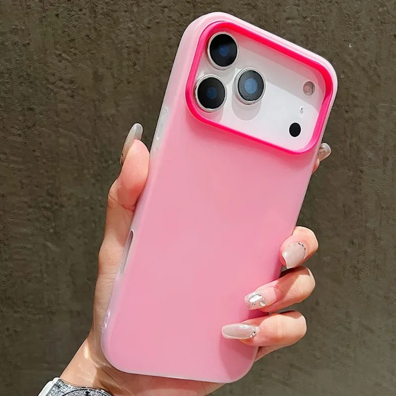 Luxury Matte Candy Color Soft Phone Case with Shockproof Silicone Bumper Cover