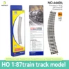 Ho scale 1/87 Train Track Model Railway  Be Powered Nickel Silver Narrow Gauge Curved Track Turnout Track Model 6