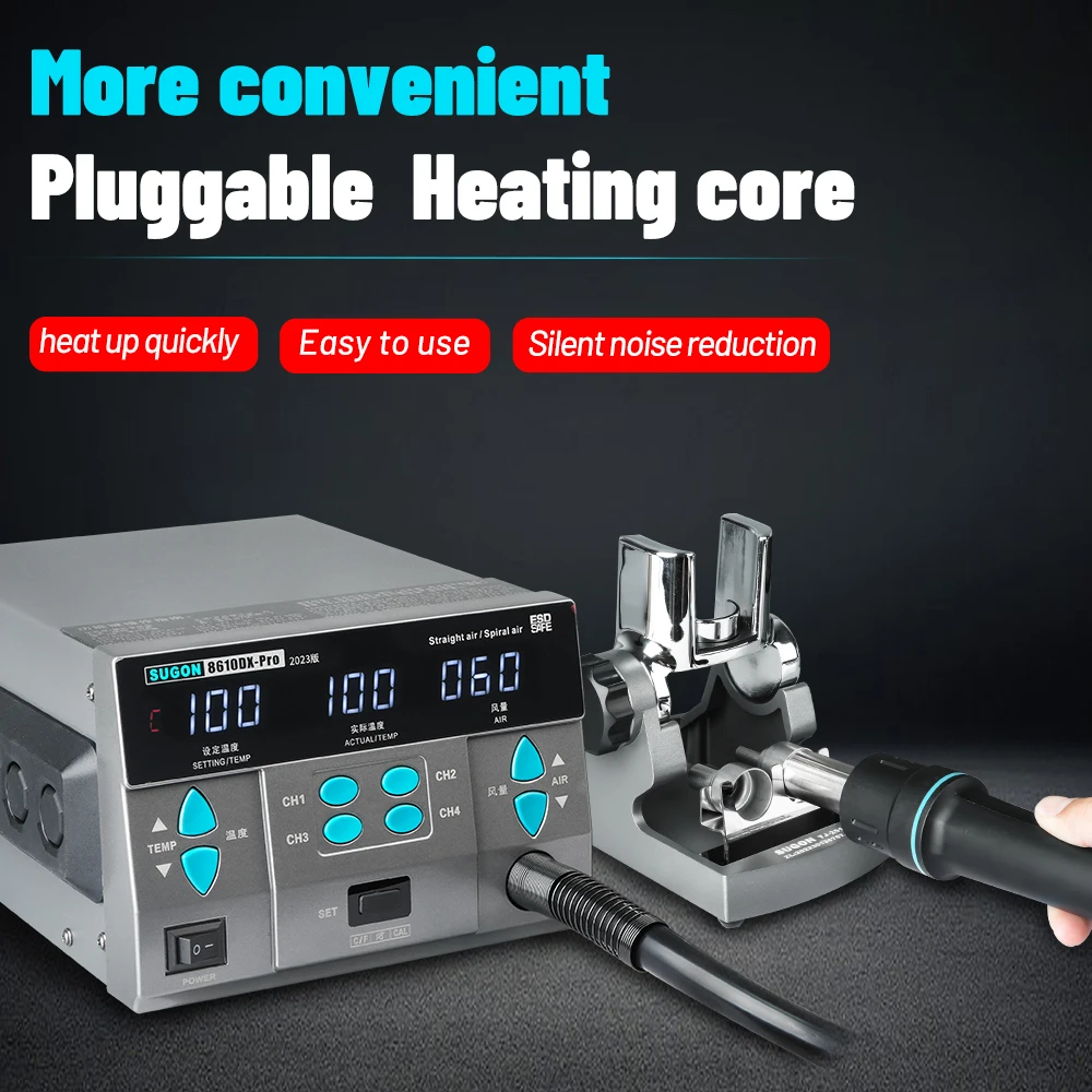 Desoldering Station Constant Temperature Digital Display Soldering Station 1000w High Power Mobile Phone Repair SUGON