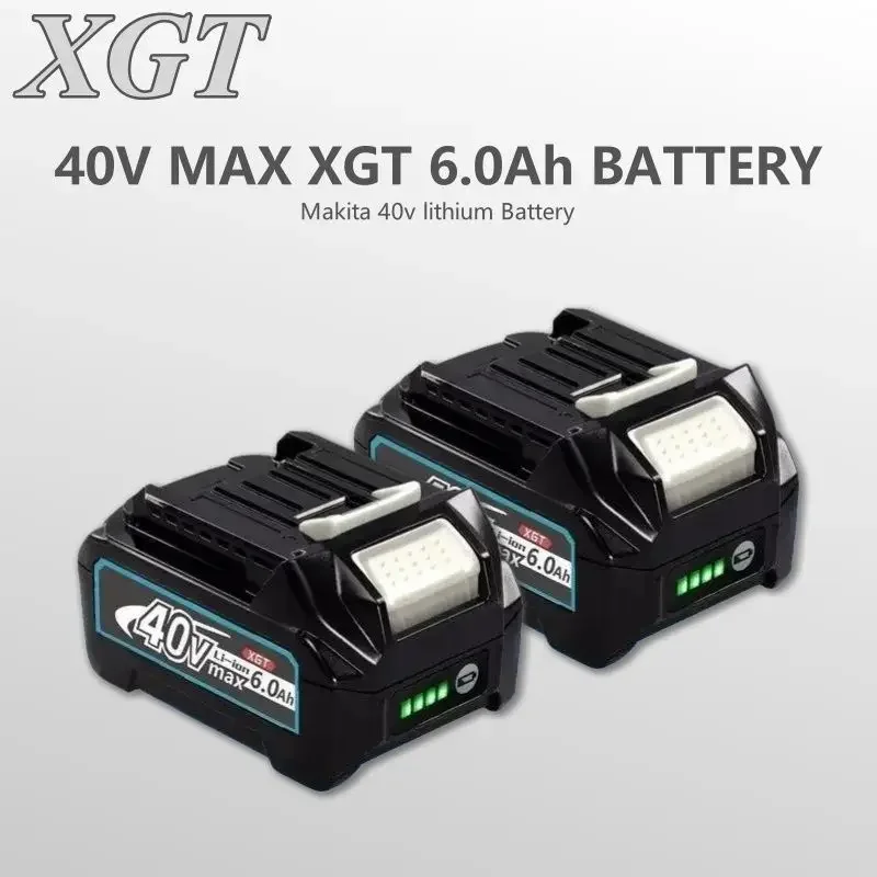 Литий-ионный аккумулятор Makita, Оригинальная батарея XGT 40 в, 4,0 Ач, 6,0 Ач, 8,0 Ач, 10,0 Ач, BL4020, BL4025, BL4040, BL4050, BL4080