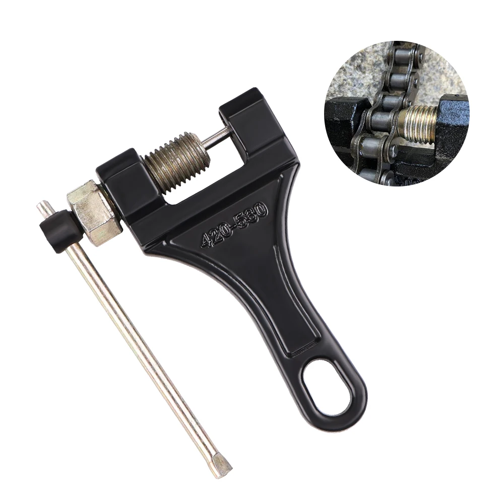 Universal Heavy Duty Chain Breaker Tool – Splits & Cuts 420-530 Chains For Motorcycles & ATVs