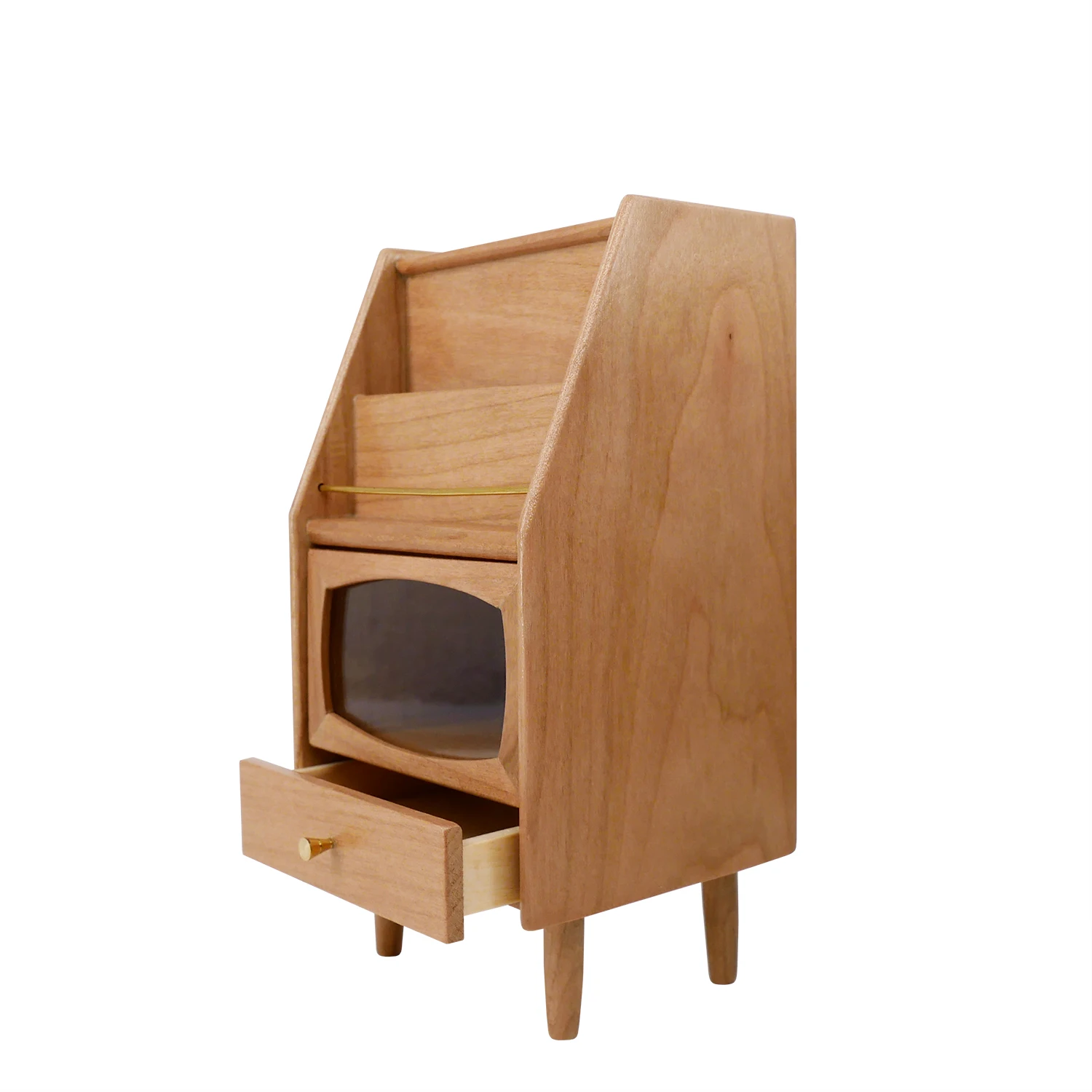 アンティーク　ビンテージ　ミニチュア家具　ドールハウス　キャビネット　棚 アンティーク ドールキャビネット | フランス 木製ドール