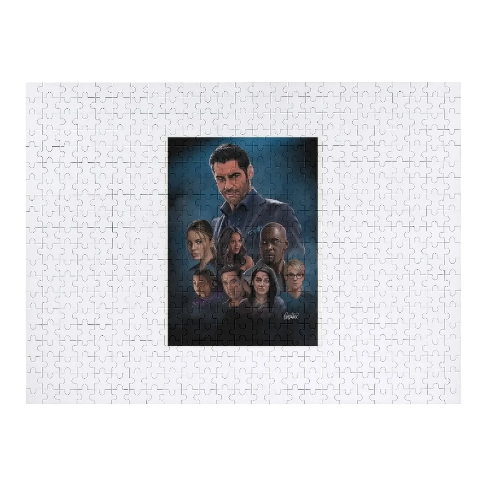 

Lucifer Montage poster design. Jigsaw Puzzle Personalize Custom Jigsaw Personalized For Kids Works Of Art Puzzle