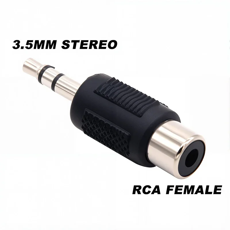 5Pcs 6.5/6.35mm Mono Stereo Audio Adapter TS Interconnect 1/8" 1/4" Male Plug To RCA Female Jack Connector Converter_voghion.com