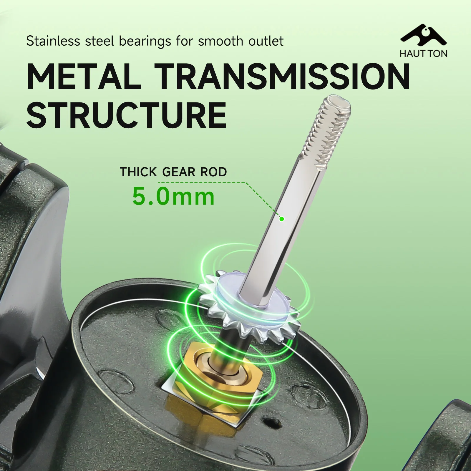 HAUT TON 2000-8000 스피닝 낚시 릴 14kg 최대 드랙 경량 금속 핸들 장거리 캐스팅 루어 릴 바닷물 및 담수용