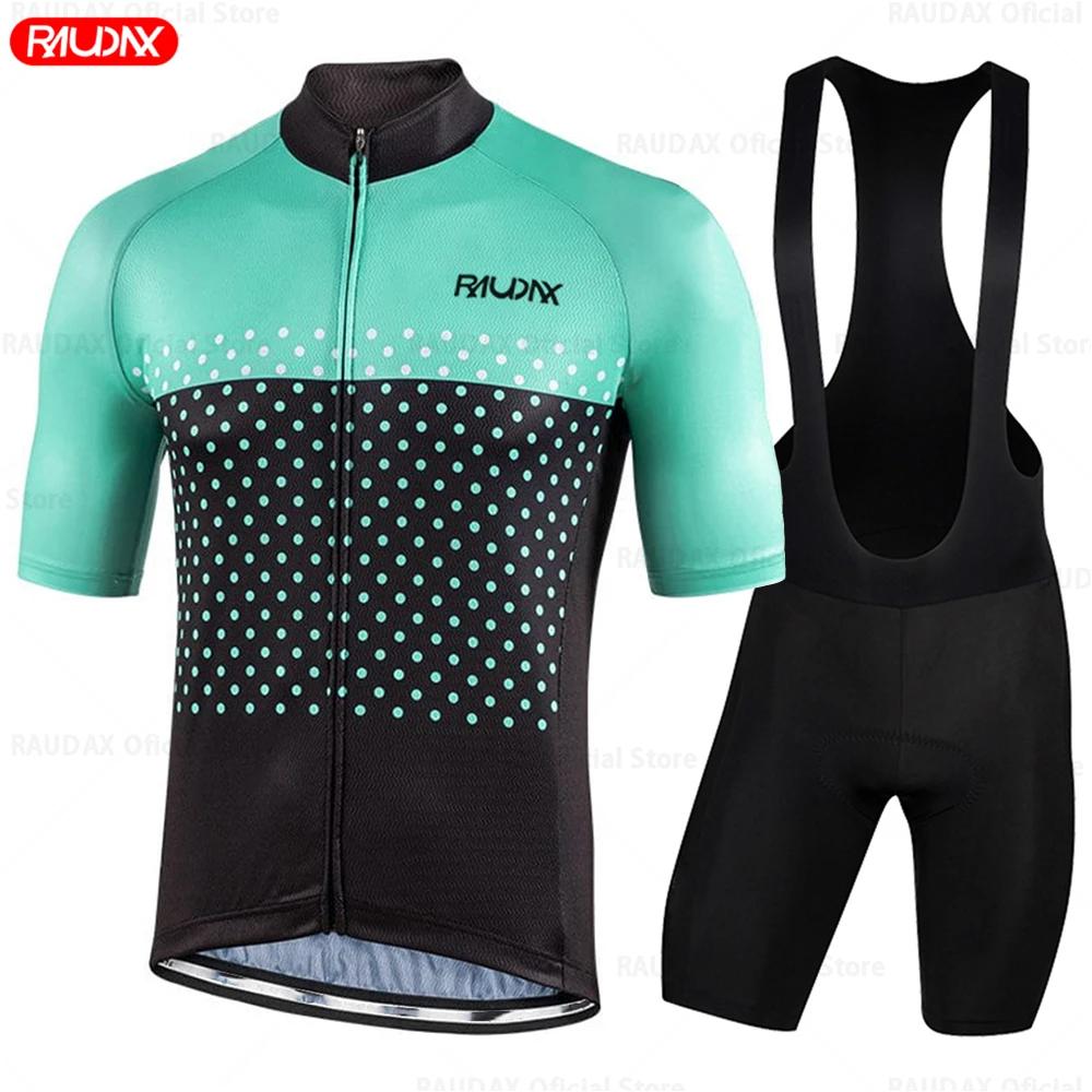 Cycling Jersey Set Men Summer Quick Dry Breathable Bicycle Uniform