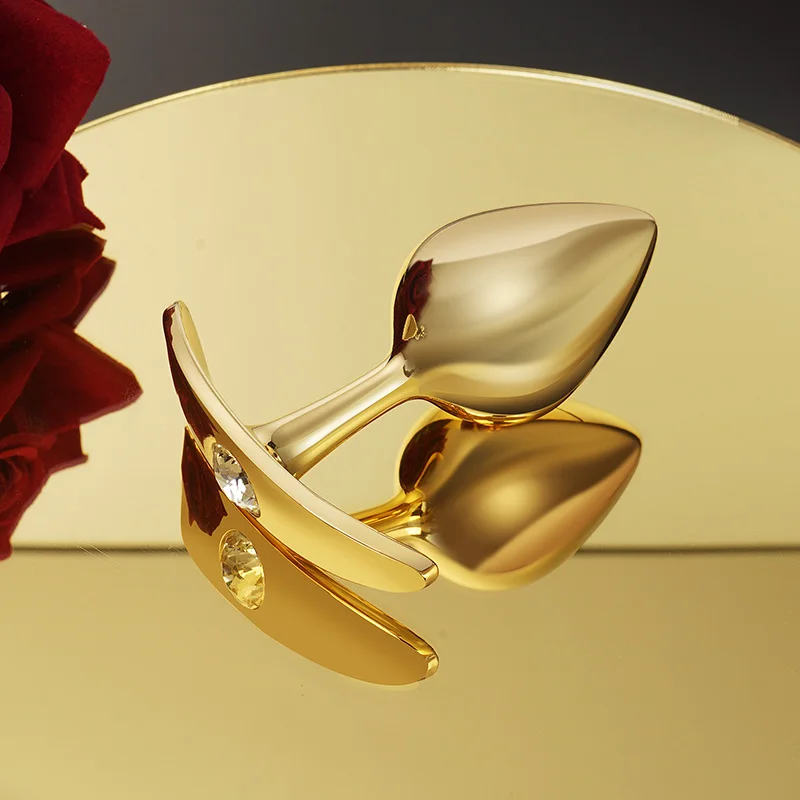 Crystal Anal Plug Jewelry Love Butt Stimulator For Pleasure_voghion.com