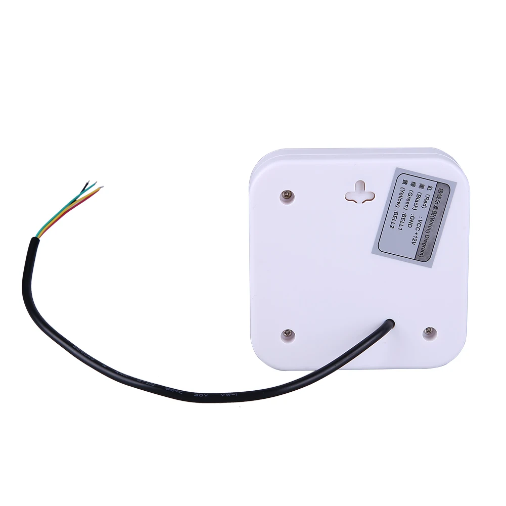 12V Wired Doorbell 4 Core Din Don Hardware Doors Bells Control System Door Bell Panel Doorbells For Homes Offices Hotels wired doorbell