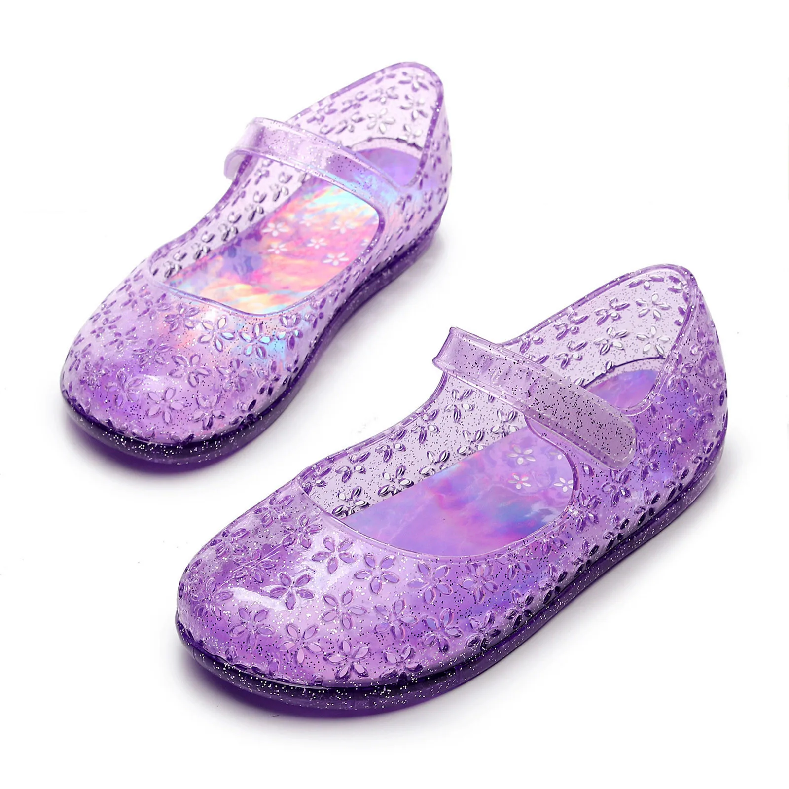 Toddler Girl Shoes Streetwear Fashion Sandals Jelly Mary Jane Dance Party Cosplay Shoes For Kids Toddler Girl Sandal Bulk